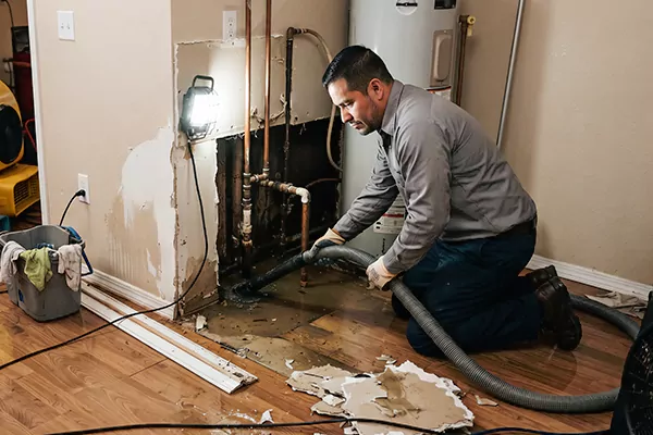 Burst Pipe Clean Up Flower Mound