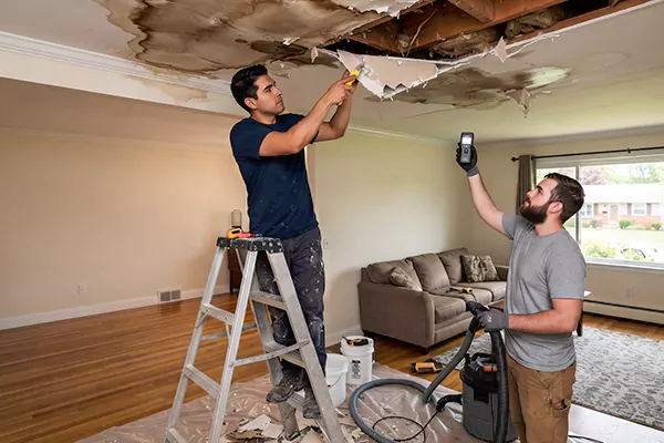 Ceiling Water Damage Restoration Flower Mound