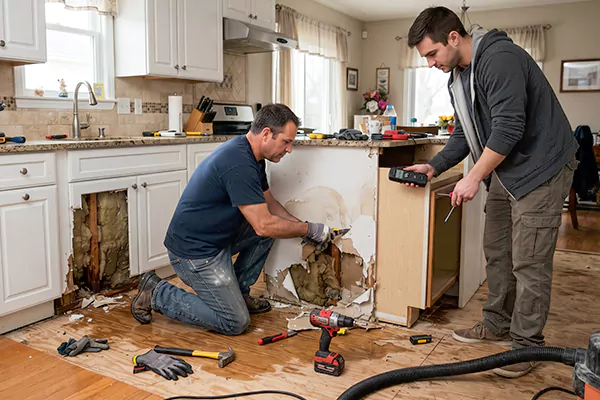 Kitchen Water Damage Repair Flower Mound