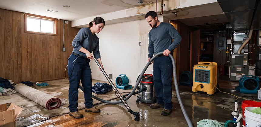 Frozen Pipe Burst Cleanup in Flower Mound