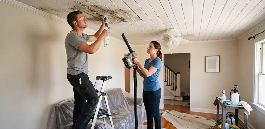 Ceiling Mold Treatment in Flower Mound