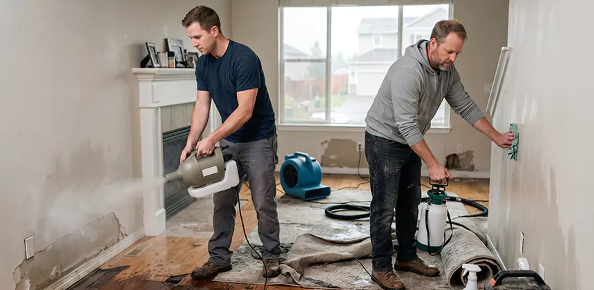 Post-Flood Sanitizing and Deodorizing in Flower Mound