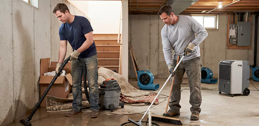 Basement Flood Water Removal in Flower Mound