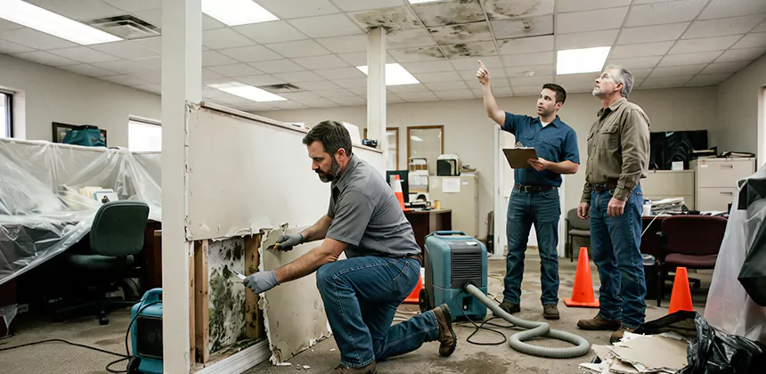 Commercial Mold Damage in Flower Mound