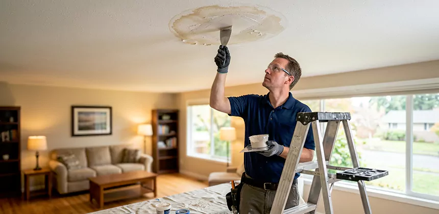 Ceiling Water Stain Repair in Flower Mound